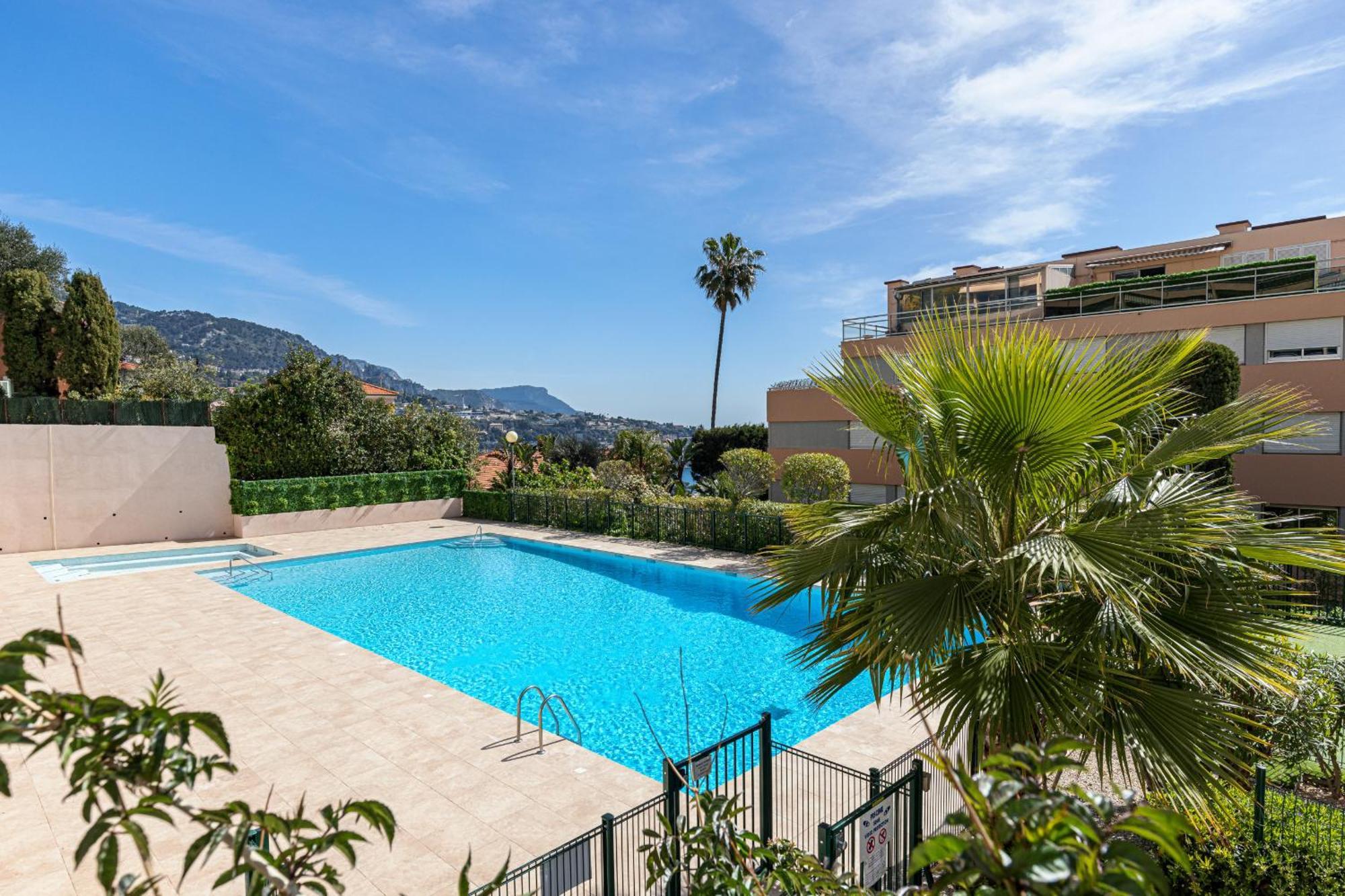 2 Bdr Villefranche-Sur-Mer Sea View Parking And Swimming Pool Exterior foto