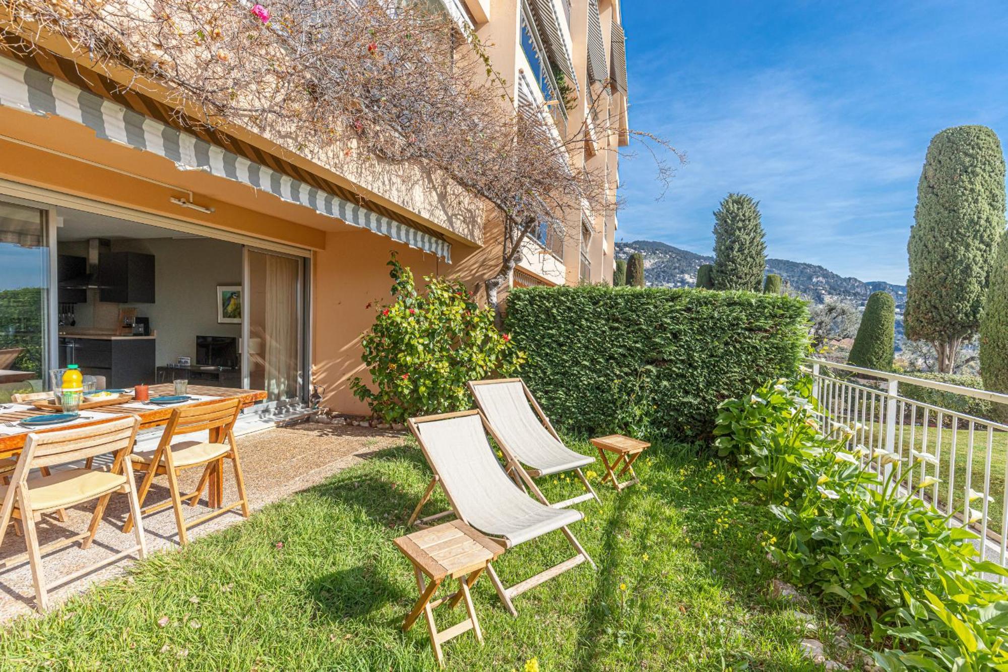 2 Bdr Villefranche-Sur-Mer Sea View Parking And Swimming Pool Exterior foto