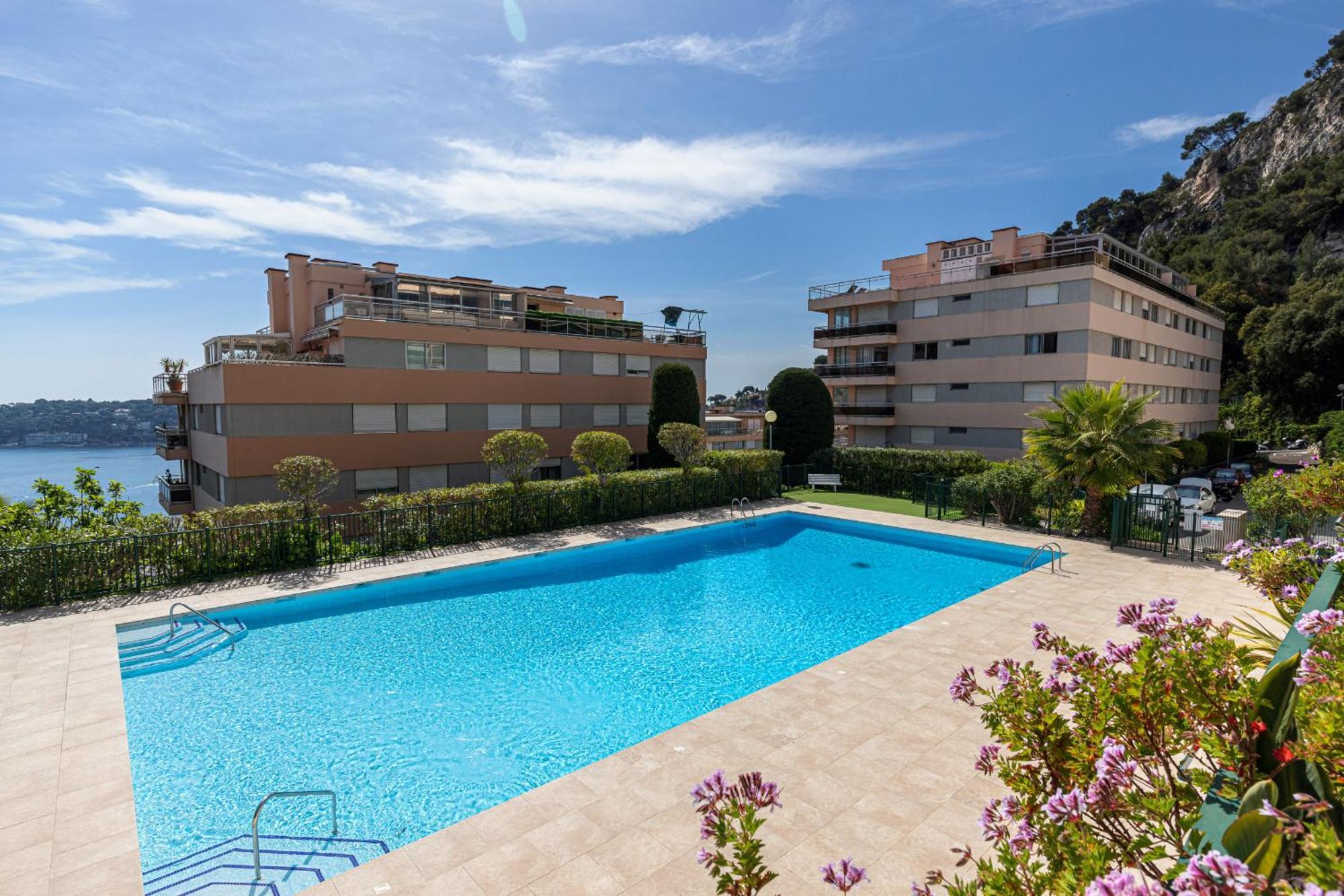 2 Bdr Villefranche-Sur-Mer Sea View Parking And Swimming Pool Exterior foto