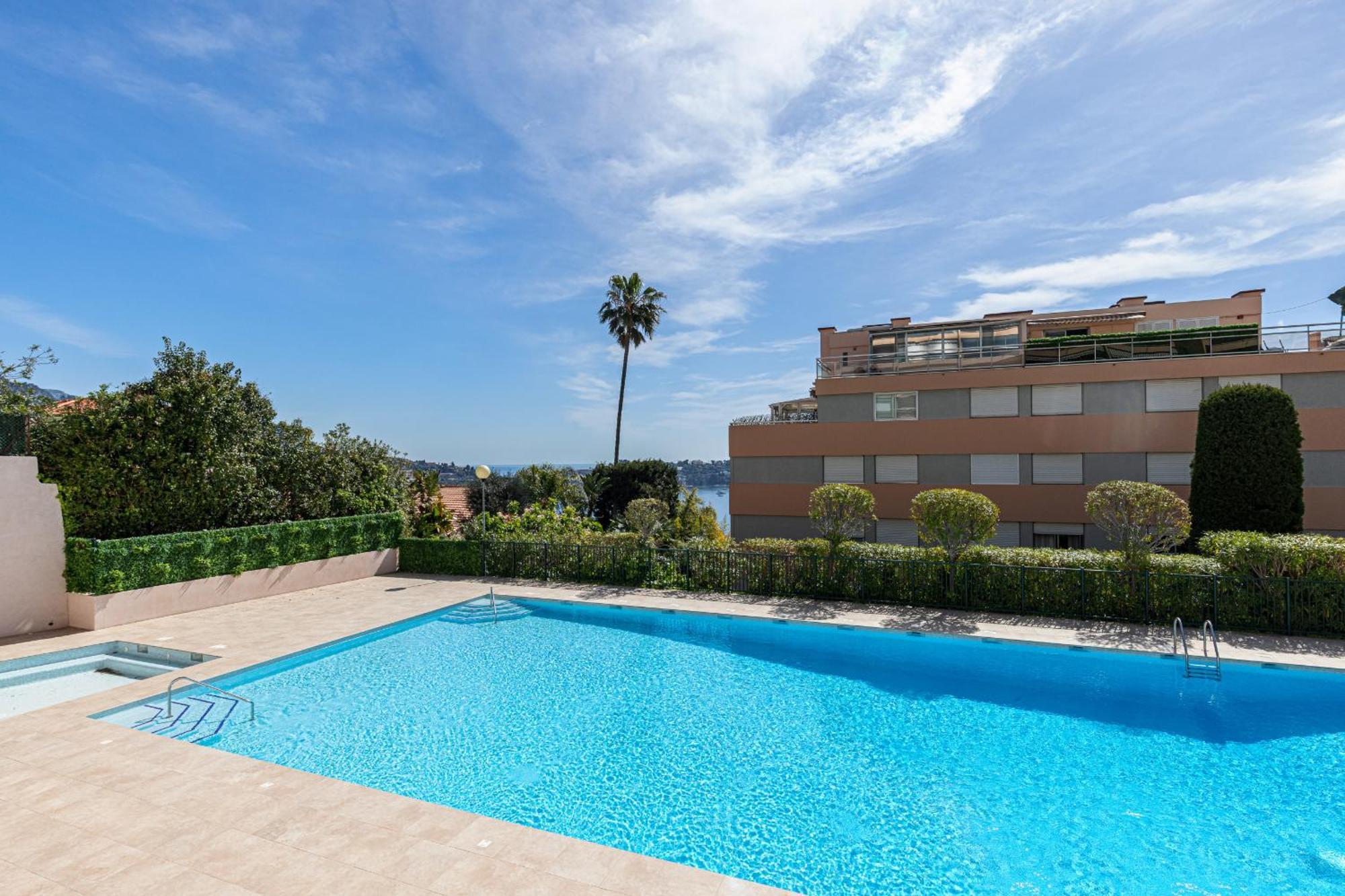 2 Bdr Villefranche-Sur-Mer Sea View Parking And Swimming Pool Exterior foto